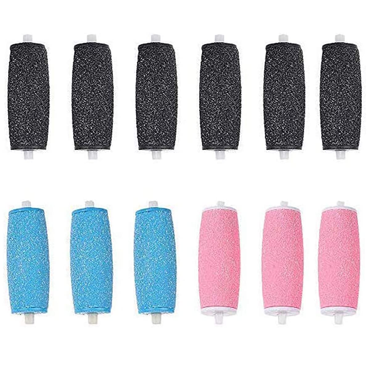  Amope Extra Coarse Replacement Roller Refill Heads for Electronic Foot File - Coarse Texture for Dry Skin
| Amope 12 Ex